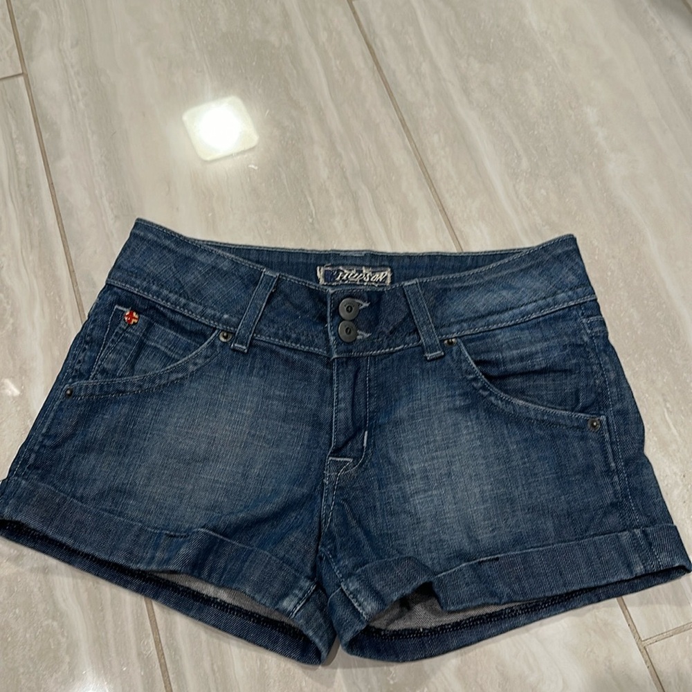 Hudson Jeans Dark Denim Shorts